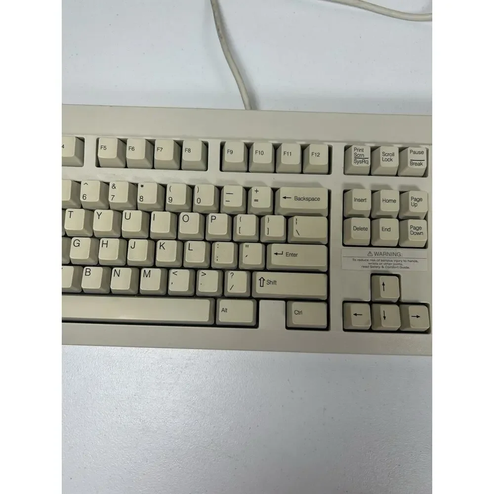Vtg Compaq RT101 Keyboard Mechanical Clicky Wired P/S Connection Retro Computer